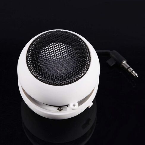 Computer Speakers,Desktop Speakers Low Power Laptop Speakers Powered White Computer Sound No External Power Supply Needed with Hang Hole Design,for 3.5mm Audio Jack Devices PC Laptop in Kuwait