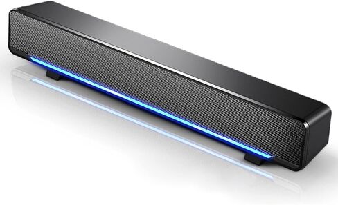 Docooler USB Wired Computer Speaker Bar Stereo Music Player Bass Surround Sound Box for PC, Laptop, TV, Smartphone, Tablet, MP3, MP4 and More in Saudi Arabia