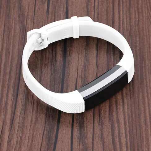 Tobfit 4 Pack Bands Compatible with Fitbit Alta/Alta HR Bands, Soft Sport Silicone Replacement Wristbands for Women Men (Small, Black/Champagne Gold/Rose Gold/Gray) in Saudi Arabia