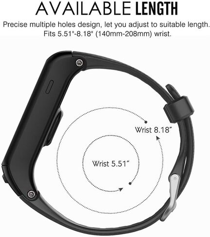 Band for Garmin Vivoactive HR Watch, Soft Silicone Wristband Replacement Band for Garmin Vivoactive HR Sports Watch in Saudi Arabia
