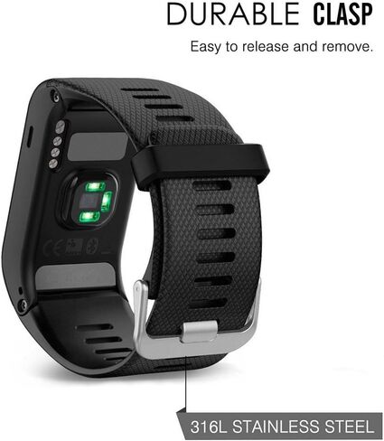 Band for Garmin Vivoactive HR Watch, Soft Silicone Wristband Replacement Band for Garmin Vivoactive HR Sports Watch in Saudi Arabia