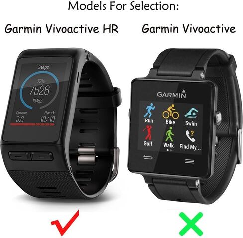 Band for Garmin Vivoactive HR Watch, Soft Silicone Wristband Replacement Band for Garmin Vivoactive HR Sports Watch in Saudi Arabia