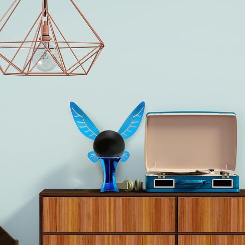 حامل طاولة سبلين متوافق مع مكبر الصوت الذكي Amazon Alexa Echo Dot (الجيل الرابع والخامس) وApple HomePod Mini، EchoFairy Style (Blue Heaven) in Kuwait