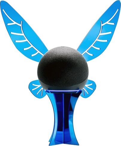 حامل طاولة سبلين متوافق مع مكبر الصوت الذكي Amazon Alexa Echo Dot (الجيل الرابع والخامس) وApple HomePod Mini، EchoFairy Style (Blue Heaven) in Kuwait