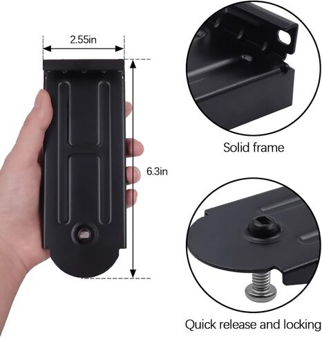 زوج واحد من دعامات التثبيت على الحائط لمكبر الصوت الخلفي LG S95QR SN11R SN11RG SP11RA SPN11 SPN11M SPN8 SPN8M SPP11 SPP11M SPP8M-W SPQ8-W SPQ9 مكبرات الصوت المحيطية الخلفية (مع ملحقات لولبية) in Kuwait
