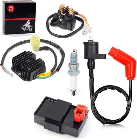 CDI صندوق الإشعال لفائف الجهد المنظم المعدل مجموعة التتابع لهوندا FourTrax 300 TRX300 TRX300FW 1994 1995 1996 1997 30410-HM5-505 in Kuwait