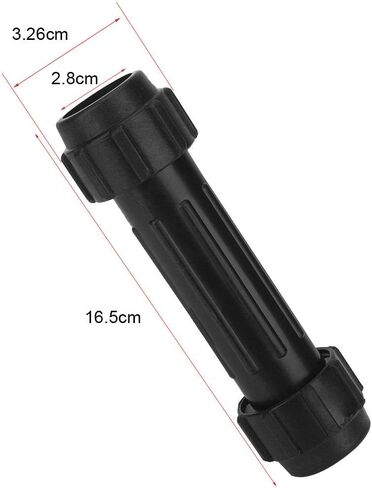 Alomejor 2pcs Paddle Connector Plastic Paddle Oars Shaft Connector Screw Joint Part Replacement for Inflatable Boat Kayak Canoe Paddles in Saudi Arabia