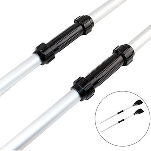 Alomejor 2pcs Paddle Connector Plastic Paddle Oars Shaft Connector Screw Joint Part Replacement for Inflatable Boat Kayak Canoe Paddles in Saudi Arabia