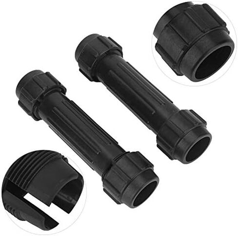 Alomejor 2pcs Paddle Connector Plastic Paddle Oars Shaft Connector Screw Joint Part Replacement for Inflatable Boat Kayak Canoe Paddles in Saudi Arabia