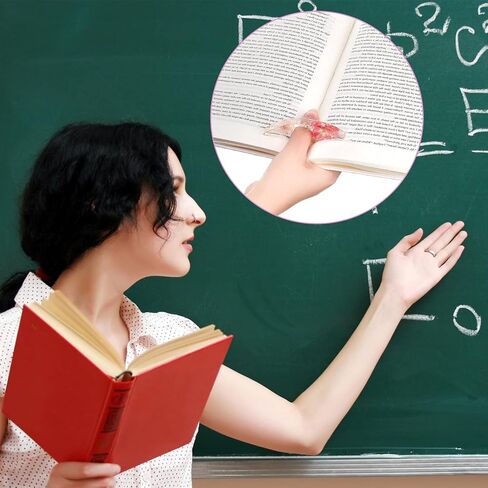 4 قطع من راتنج الزهور المجففة، حامل صفحة الكتاب، حامل صفحة كتاب الإبهام، حامل صفحة حلقة الإبهام محلية الصنع، حامل صفحة راتنج الزهرة الشخصية، ملحقات كتب القراءة لمحبي الكتب (نمط القوس) in Saudi Arabia