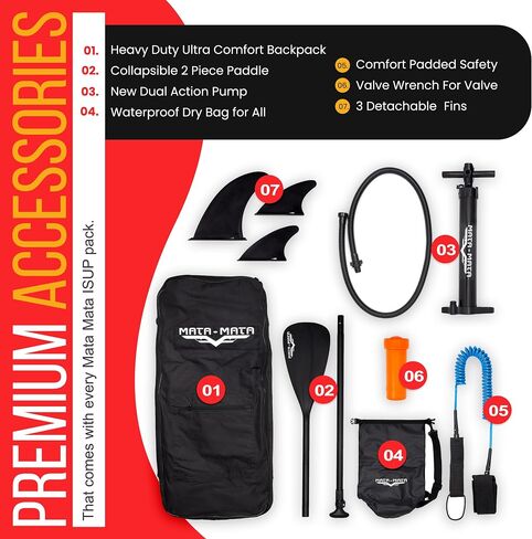 10' Stand Up Paddle Board with Premium SUP Accessories & Backpack Non-Slip Deck Waterproof Bag Leash Paddle and Hand Pump in Saudi Arabia