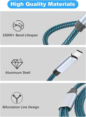 كابل USB C إلى 3.5 ملم صوت Aux جاك، 2 في 1 USB C إلى 3.5 ملم كابل شحن ستيريو للسيارة متوافق مع iPad/iPhone 15/15Pro، Galaxy S23 Ultra/S23+/S22/S22+/S21FE، Pixel 7 iPro/6 /5 in Saudi Arabia