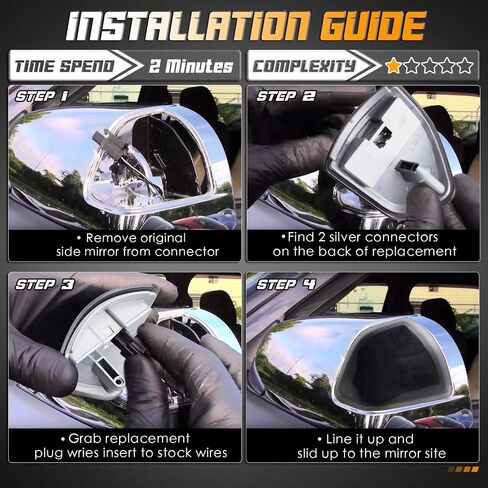 HERCOO LED Puddle Lights Left and Right Side Mirror White Lamps Smoked Lens Compatible with 2010-2018 Dodge Ram 1500 2500 3500, Pack of 2 in Saudi Arabia