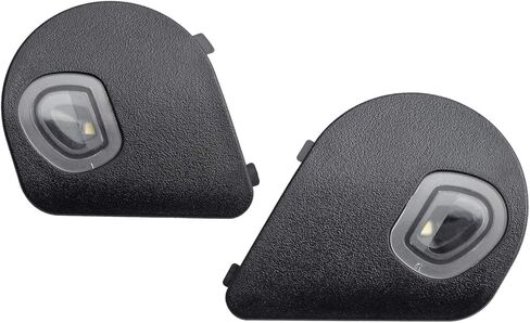 HERCOO LED Puddle Lights Left and Right Side Mirror White Lamps Smoked Lens Compatible with 2010-2018 Dodge Ram 1500 2500 3500, Pack of 2 in Saudi Arabia