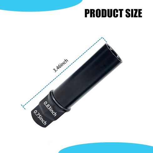1 PC Spline Lug Nut Wrench, Anti-rust Hub Anti-theft Screw Removal Socket Tool, Steel Spline Tuner Lug Nuts Key, Car Modification Tools, Universal for Most Cars (Black #6 Spline) in Saudi Arabia