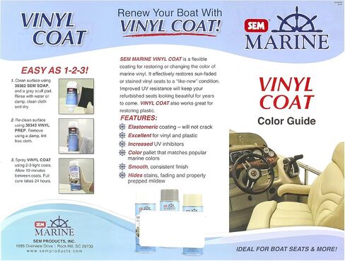 Sem Vinyl Coat Marine Series Color Guide in Saudi Arabia