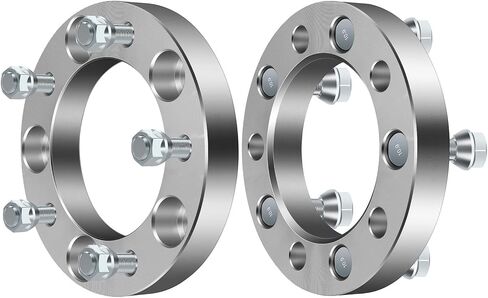 ECCPP 2 قطعة 5 محولات فواصل عجلة العروة 1 بوصة 5x5.5 إلى 5x5.5 1/2 بوصة 108 مم متوافقة مع 1990-1993 لـ D150 لـ Ram 1500 1997-2001 لـ Ram 1500 Van in Saudi Arabia