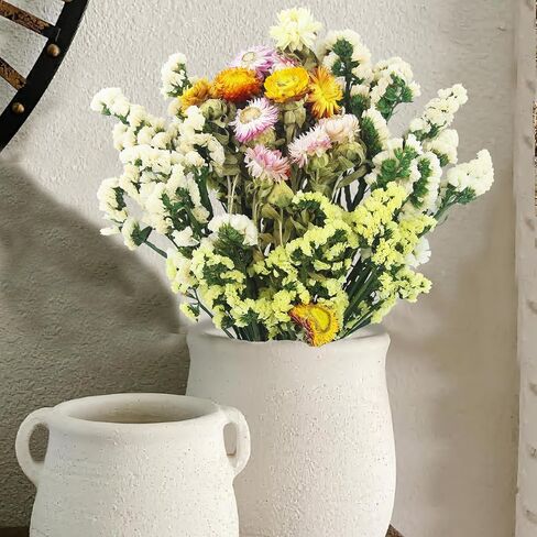 الزهور الطبيعية المجففة بوهو باقات الزهور المجففة تنساني ليست بيضاء صفراء الأناناس أقحوان زهرة اصطناعية لترتيبات الزهور بوهو الزفاف ديكور المنزل in Kuwait