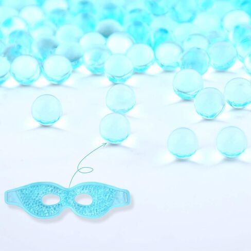 قناع العين الجليدي للنساء والرجال النائمين، قناع ثلج قابل لإعادة الاستخدام علاج ساخن/بارد للعيون المنتفخة، والهالات السوداء، والعيون الجافة، والنوم المريح، والصداع النصفي، والصداع، وتخفيف التوتر [أزرق] in Kuwait