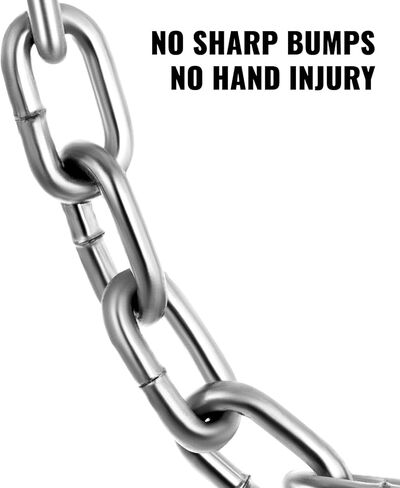 سلسلة VEVOR من الدرجة 30 بطول 1/4 بوصة × 100 قدم طول من الدرجة 30 سلسلة لفائف مقاومة للزنك مطلية بالزنك من الدرجة 30 لسحب قطع الأشجار وقضبان الحماية in Kuwait