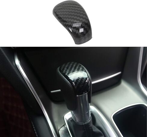 Gear Shift Knob Shifter Trim for Honda Accord 10th 2018 2019 2020 2021 2022, ABS Carbon Fiber 1pc in Saudi Arabia