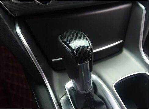 Gear Shift Knob Shifter Trim for Honda Accord 10th 2018 2019 2020 2021 2022, ABS Carbon Fiber 1pc in Saudi Arabia