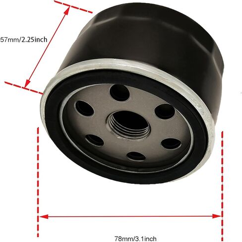 492932s 49065-0721 استبدال فلتر الزيت لـ Kawasaki FX600V FR691V FR730V FR651V FS451V FS481V FS651V محرك 4 دورات FB460V (4 عبوات) in Saudi Arabia