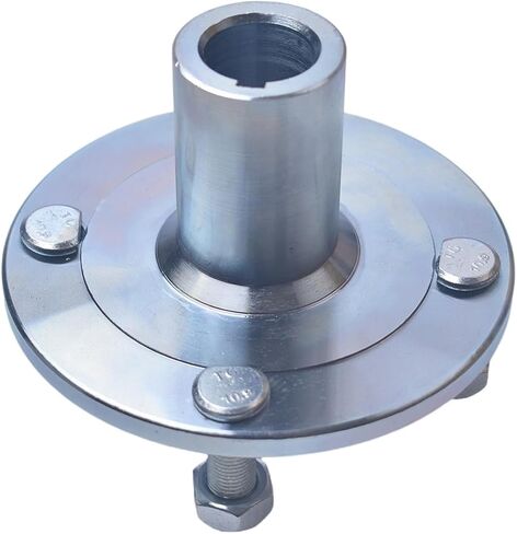 4" x 4" Go-Kart Live Axle Hub with 1" to 3/4" Step-Down - 1/4" Keyed Shaft, 8 Inch Rear Front Wheel, x4 Lug Set Kit(2PCS) in Saudi Arabia