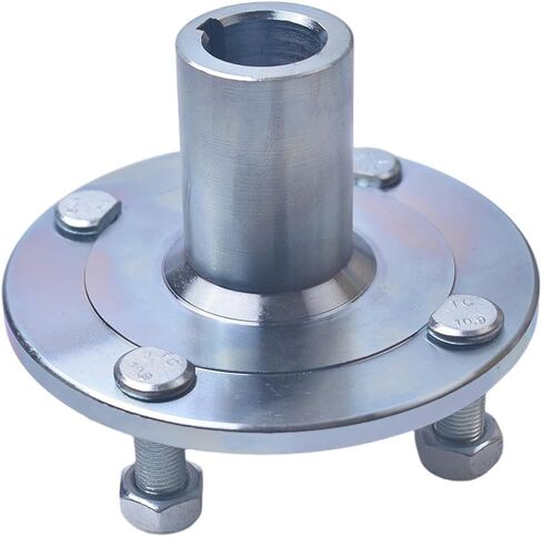 4" x 4" Go-Kart Live Axle Hub with 1" to 3/4" Step-Down - 1/4" Keyed Shaft, 8 Inch Rear Front Wheel, x4 Lug Set Kit(2PCS) in Saudi Arabia