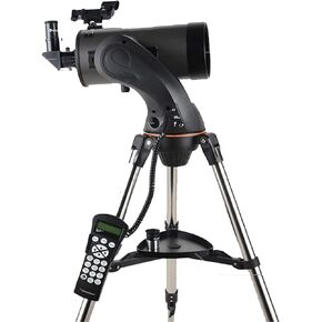 Automatic Tracking Telescope HD-high Power Business Finder answering a Mobile Phone Photography