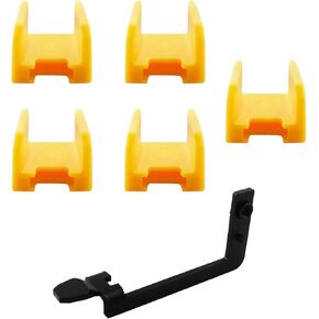 Nailer Parts 525814001 No-Mar Pad(5 Pack) & 079007001084 Work Contact Element for Ryobi P320 P360 Cordless Brad Nailer Parts Replacement