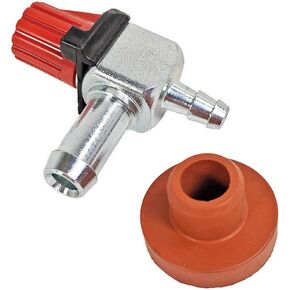 Genuine OEM Fuel Valve with Bushing Compatible with Wacker Neuson BS600, BS700, BS50-4S, BS60-4S Rammers 5000114066