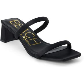 BEACH by Matisse Womens Jerry Block Casual Sandals Casual Mid Heel 2-3" - Black