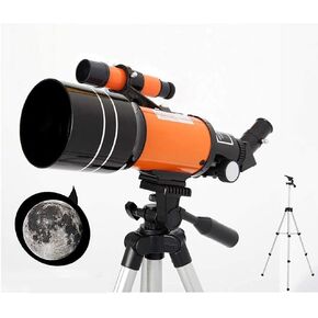 Zoom Astronomical Telescope with Phone Clip Outdoor HD Night Vision 150X Refractive Deep Space Moon Watching Gifts (Color : Standard) (Standard)