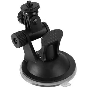 Reflex Camera Glass Windshield Suction Cup Mount, Secure, 360° Adjustable Suction Mount for Action Cameras – Strong Grip for Smooth Surfaces – Compatible with Go Pro Hero 13-5, D J I, Insta 360