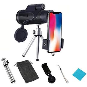 Monoculars Telescope High Power 16X50 Mini Monocular High Clarity with Phone Clip Tripod Waterproof Binoculars for Binoculars