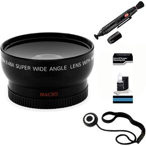 UltraPro 37mm Digital Wide Angle/Macro Lens Bundle for Panasonic Lumix DMC-GX85 Camera with 12-32mm Lens. UltraPro Deluxe Accessory Set Included