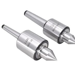 Mohs Rotary Top MT0/MT1/MT2/MT3 Standard Tip Live Center for Active Thimble Lathes Drill Chuck(MT3)