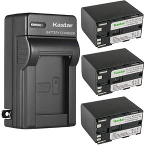 Kastar 1-Pack Battery and AC Wall Charger Replacement for Canon BP-970 BP-970G BP-975, BP-945 BP-950 BP-950G BP-955, BP-930 BP-935, BP-925, BP-911 BP-911K BP-914 BP-915 Battery