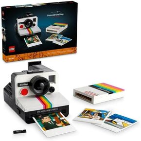 Ideas Polaroid OneStep SX-70 Camera Building Set - Collectible Display Model of Polaroid Camera - Gift for Graduation - Decoration for Room Or Office for Photography Lovers