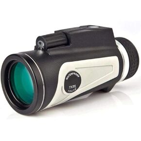 Monoculars Telescope High Power Telescope,7x35 High Power Binoculars with Compass Measureable Di. High Magnification HD. Low Light Level Waterproof Binoculars