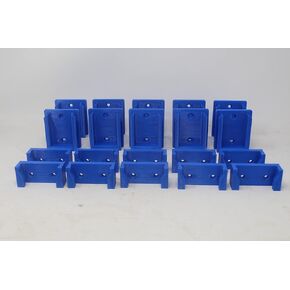 10 Pack Tool and Battery Mount Holder Fit Kobalt 24v Blue Organizers