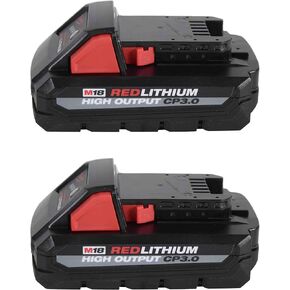 Milwaukee M18 18V 48-11-1835 High Output 3.0Ah Lithium Ion Battery 2 Pack