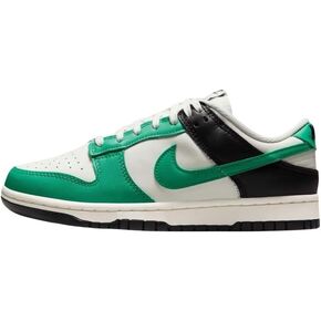 Nike Dunk Low Womens Casual Shoes (IB4363-133, White/Green)