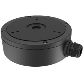DS-1280ZJ-M Conduit Base Junction Box for Hikvision Camera, Weather Proof, Aluminum Alloy, Black