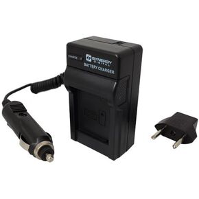 Camera Battery Charger, Compatible with Canon EOS Rebel T7 Double Zoom Digital Camera, 110/220V Fold-in Plug with Car & EU adapters, for Canon LP-E17 Battery