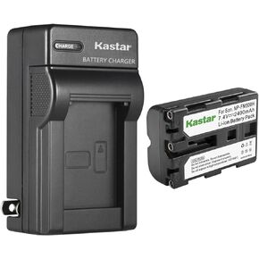 Kastar AC Wall Battery Charger Replacement for Sony DSLR-A200K, DSLR-A200W, DSLR-A200WB, DSLR-A300, α300, Alpha A300, DSLR-A300K, DSLR-A300K/N, DSLR-A300X, DSLR-A350, α350, Alpha A350