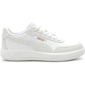 PUMA Womens Club Pearl Lace Up Sneakers Shoes Casual - White - Size 6 M