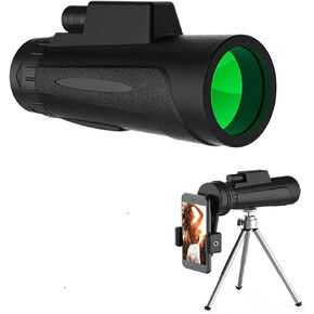 Monoculars Telescope High Power Binoculars for Adults Binoculars High Magnification Low Light Level Folding Binoculars (Black I)