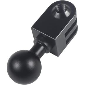 Aluminum 17mm Ball Head Adapter Clip Compatible with GoPro Hero 11 10 Camera Accessories Phone Holder Car Recording Bracket